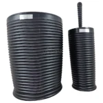 ست سرویس بهداشتی مشکی 5 پارچه اورانوس ترکیه