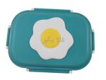 لانچ باکس کودک طرح تخم مرغی قاشق دار