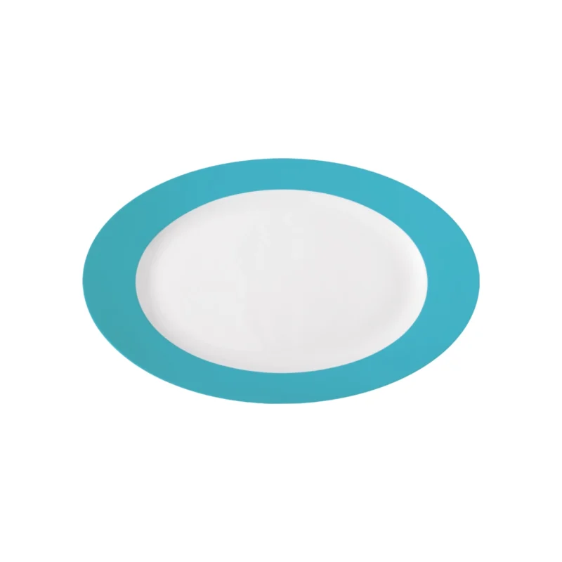 دیس بیضی چینی زرین طرح آسمان درجه عالی