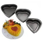 قالب کیک طرح قلب تفلون سه سایز BPV