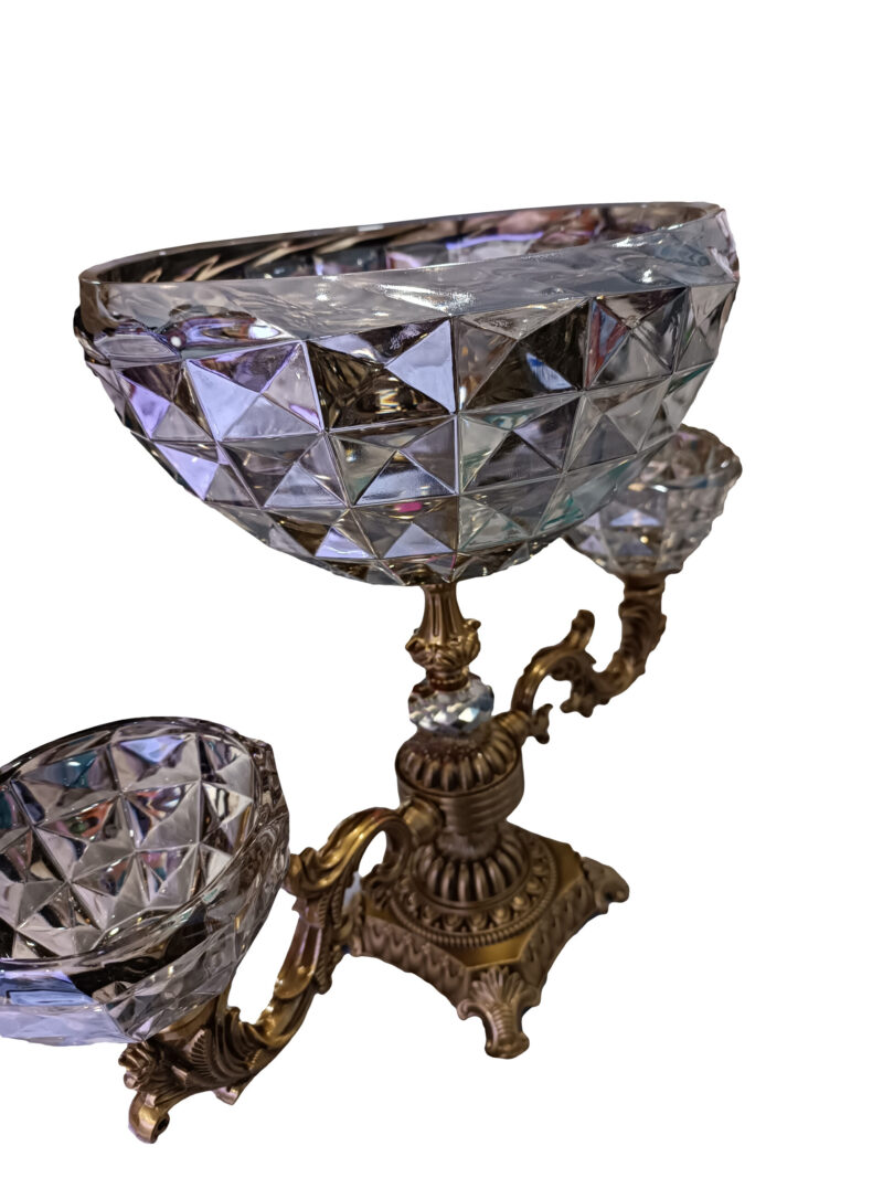 اجیل خوری کریستال 2 شاخ مدل اکوامارین شامپی