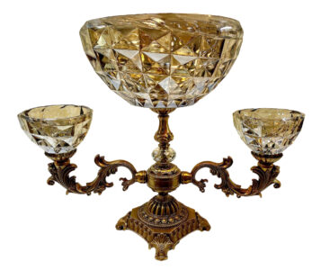 اجیل خوری کریستال 2 شاخ مدل اکوامارین شامپی