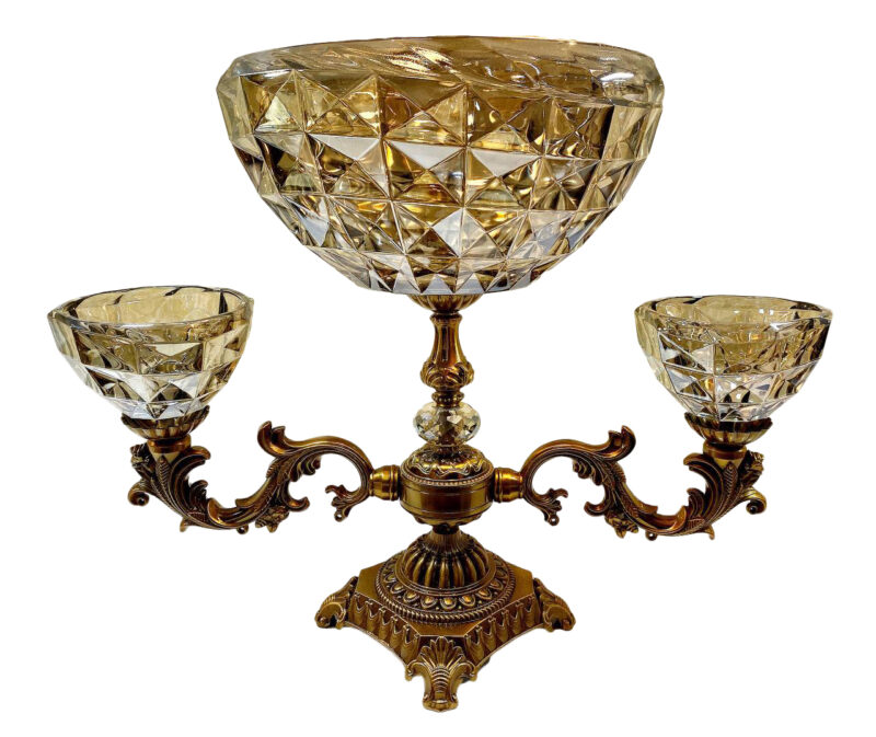 اجیل خوری کریستال 2 شاخ مدل اکوامارین شامپی