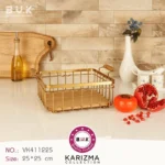 سبد فلزی بزرگ مربع مدل کاریزما BVK کد 411225