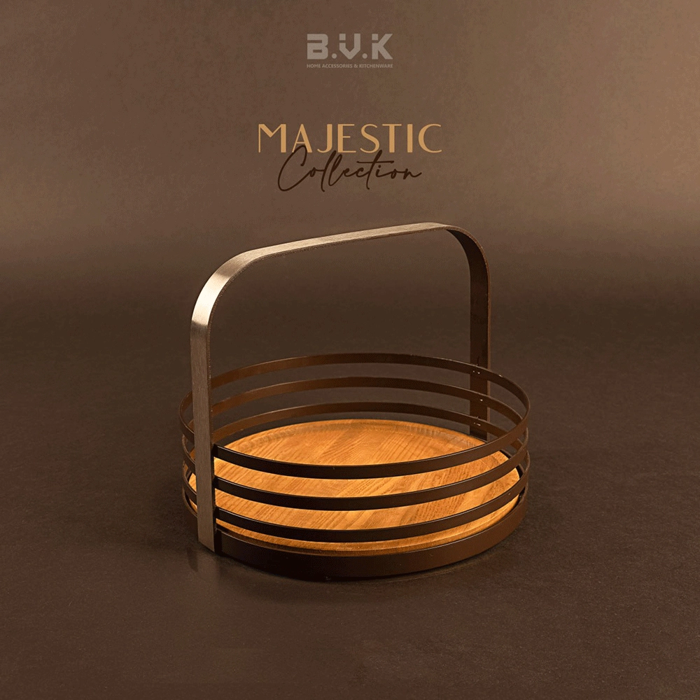 مجموعه محصولات برند بی وی کی BVK 3 سبد گرد بزرگ دسته دار BVK کد 451125