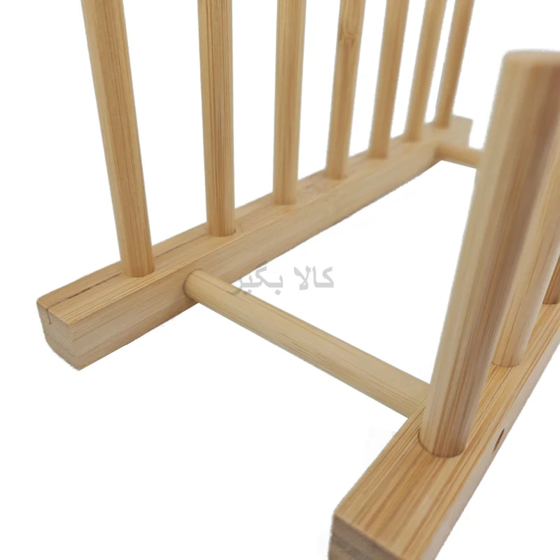 استند بشقاب و درب قابلمه بامبو ترکیه