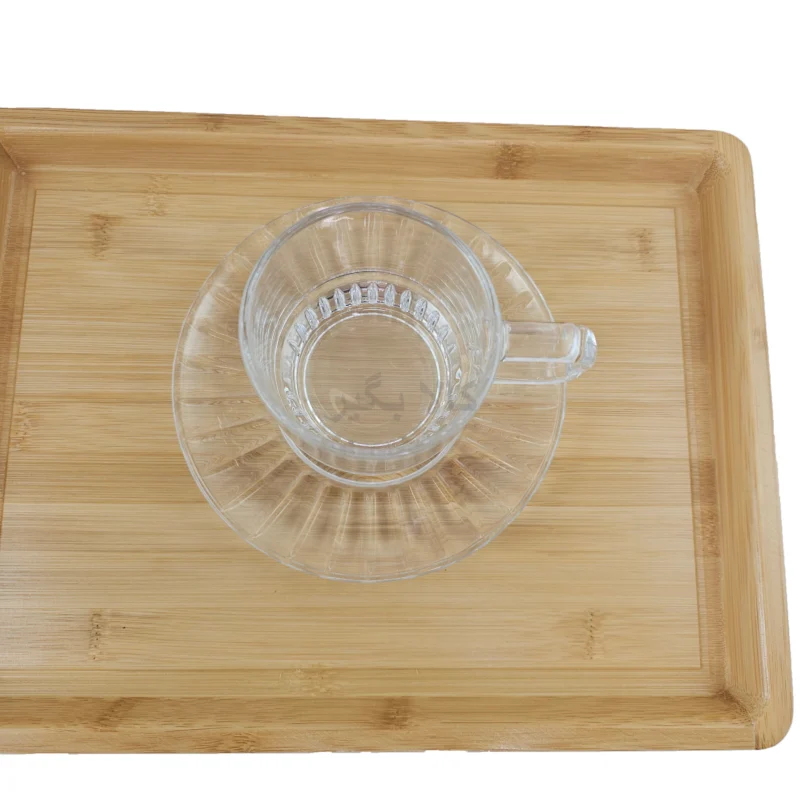 ست فنجان و نعلبکی 12 پارچه برند Deli Glass