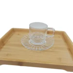 ست فنجان و نعلبکی 12 پارچه برند Deli Glass