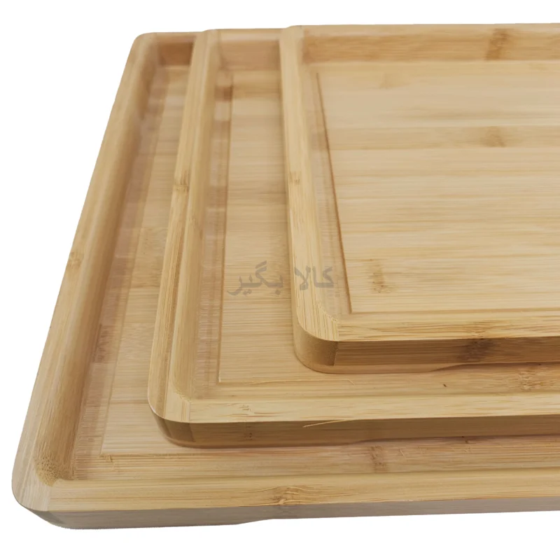 سینی سرو مستطیل بامبو ترکیه اصل
