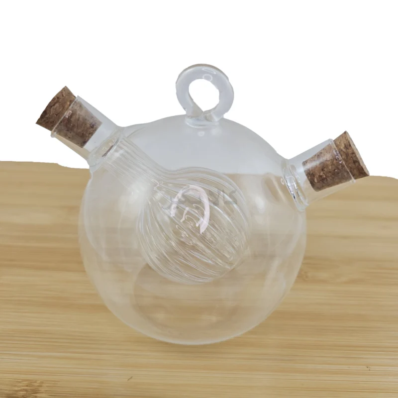 ظرف آبلیمو ، سرکه و روغن دو مخزن پیرکس