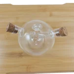 ظرف آبلیمو ، سرکه و روغن دو مخزن پیرکس