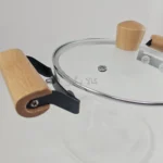 قابلمه 3.5 لیتری پیرکس شعله مستقیم دسته چوبی