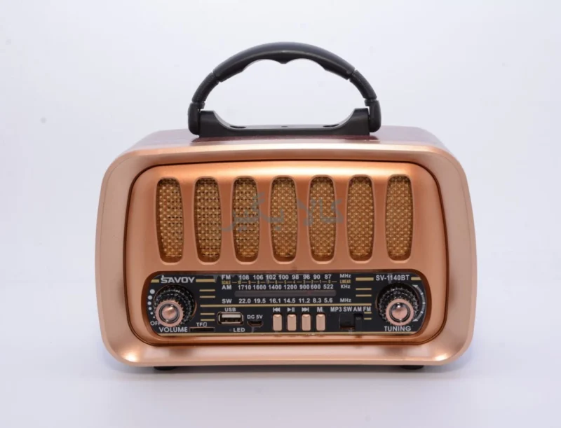 رادیو پخش شارژی SAVOY کلاسیک بلوتوث دار مدل SV-1140BT