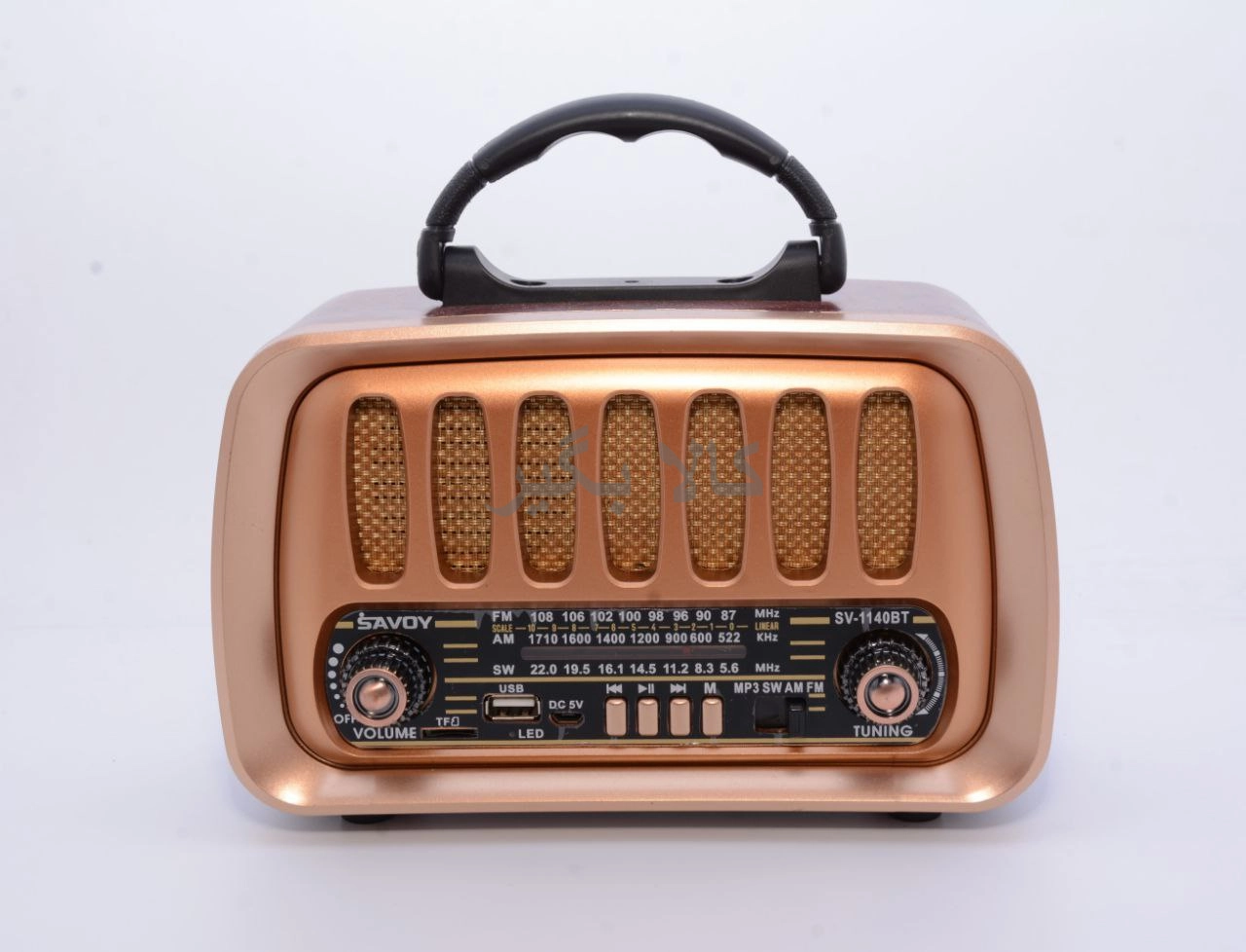 رادیو پخش شارژی SAVOY کلاسیک بلوتوث دار مدل SV-1140BT