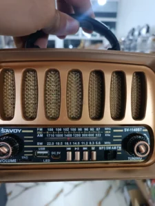 رادیو پخش شارژی SAVOY کلاسیک بلوتوث دار مدل SV-1140BT