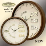 ساعت دیواری گرد 60 در 60 مدل امپریال 107