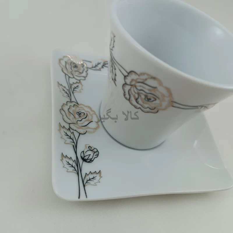 فنجان و نعلبکی 12 پارچه پرستیژ چینی پردیس