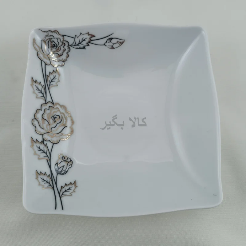 پیاله 13 طرح پرستیژ گل رز چینی پردیس کاشان
