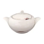 سوپ خوری درب دار چینی توس طرح لیندا طلایی
