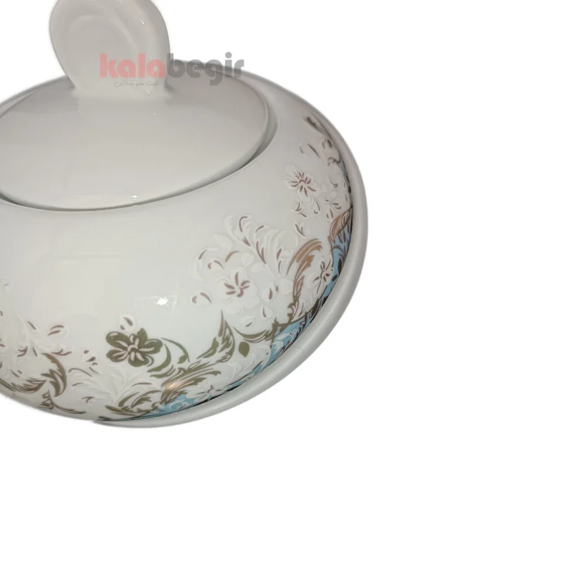 قندان چینی توس طرح داستر فیروزه ای