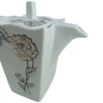 قوری بلند درب دار چینی پردیس طرح پرستیژ