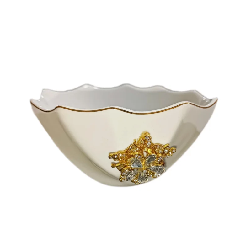 پیاله گل نگین دار برند MHB کد SK5287-11