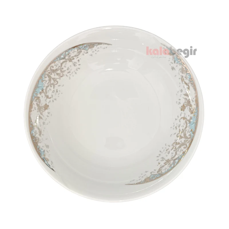 کاسه سالاد 23 چینی توس طرح داستر فیروزه ای