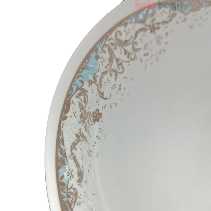 کاسه سالاد 23 چینی توس طرح داستر فیروزه ای